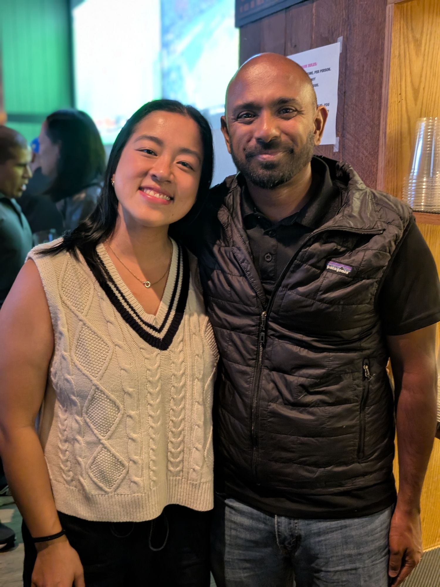 Ian with Sara Crayne-Dedrick, President of Also Known As